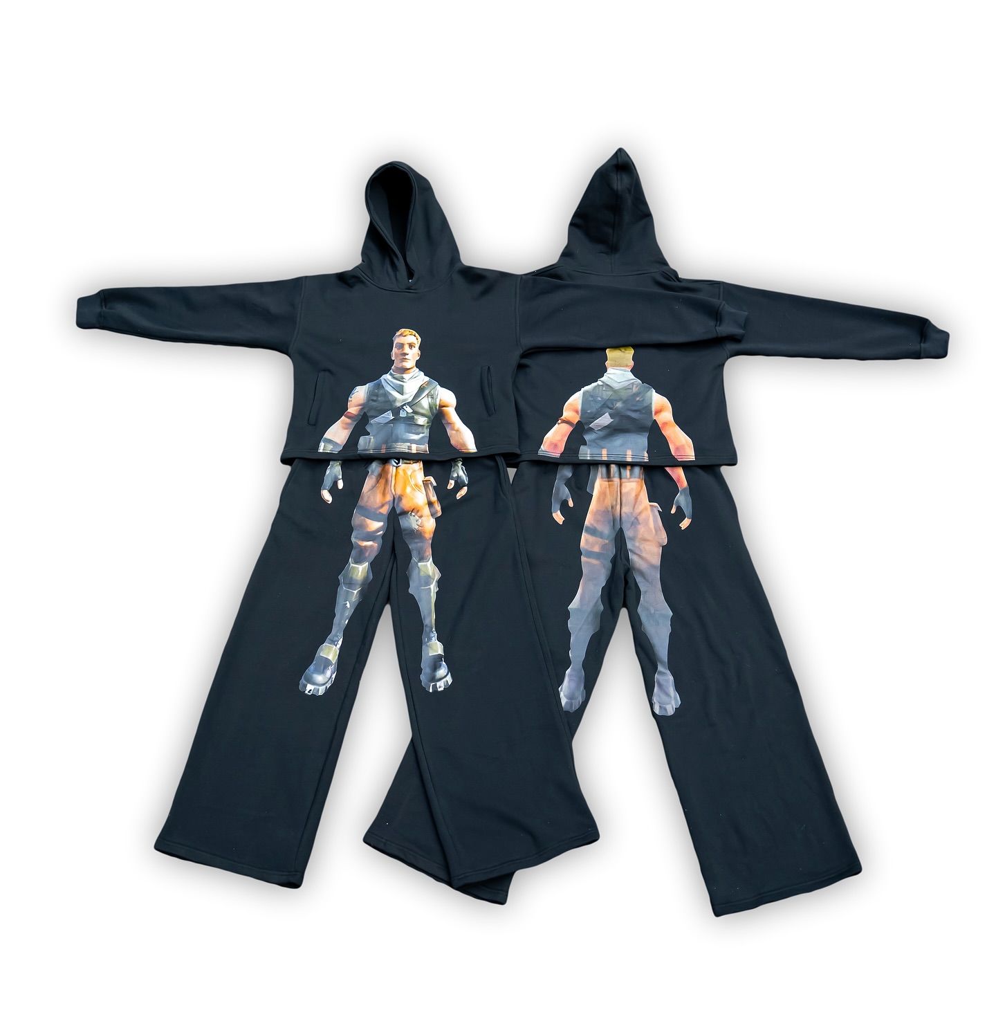 Anime Merch Hoodie - Felpa con cappuccio e pantaloni con
