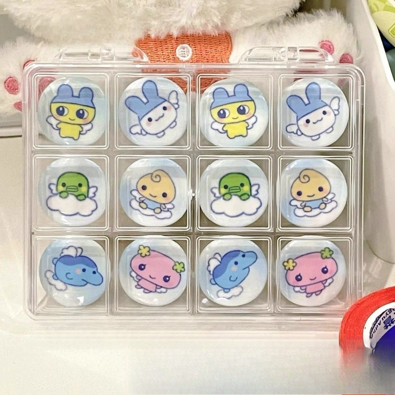 Pin Button Badge - Kawaii Tamagotchi Personaggio Piccolo Angelo Mini