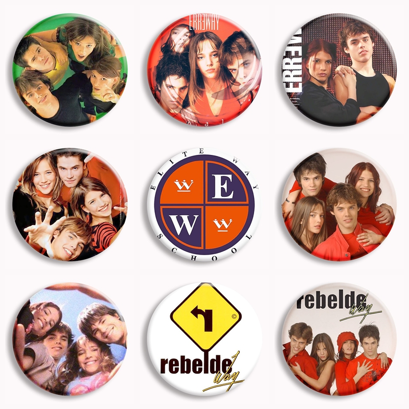 Pin Button Badge - Film Rebelde Way Pulsante morbido Spilla