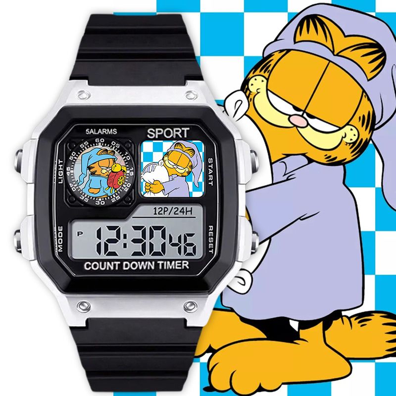 Anime Girl Merchandise - Orologio elettronico per studenti con cartone