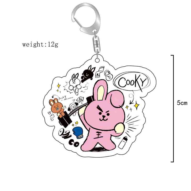 Portachiavi in acrilico BT21 a - Anime Girl Merchandise recensione e prezzo