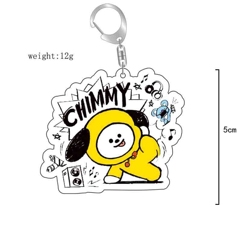 Portachiavi in acrilico BT21 a - Anime Girl Merchandise recensione e prezzo