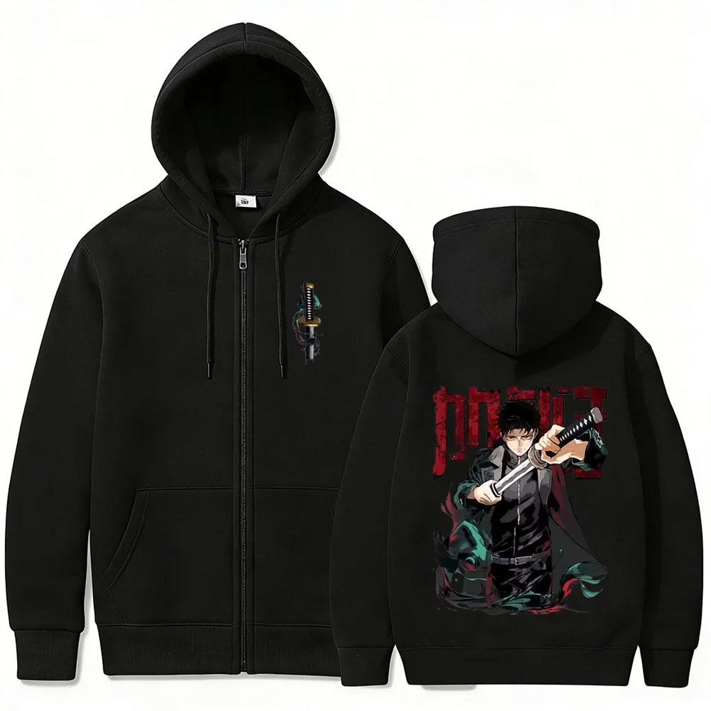 Felpa con cappuccio e zip Anim - Anime Merch Hoodie recensione e prezzo