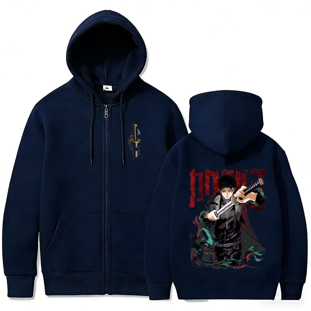 Felpa con cappuccio e zip Anim - Anime Merch Hoodie recensione e prezzo