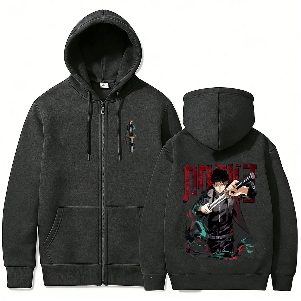 Felpa con cappuccio e zip Anim - Anime Merch Hoodie recensione e prezzo