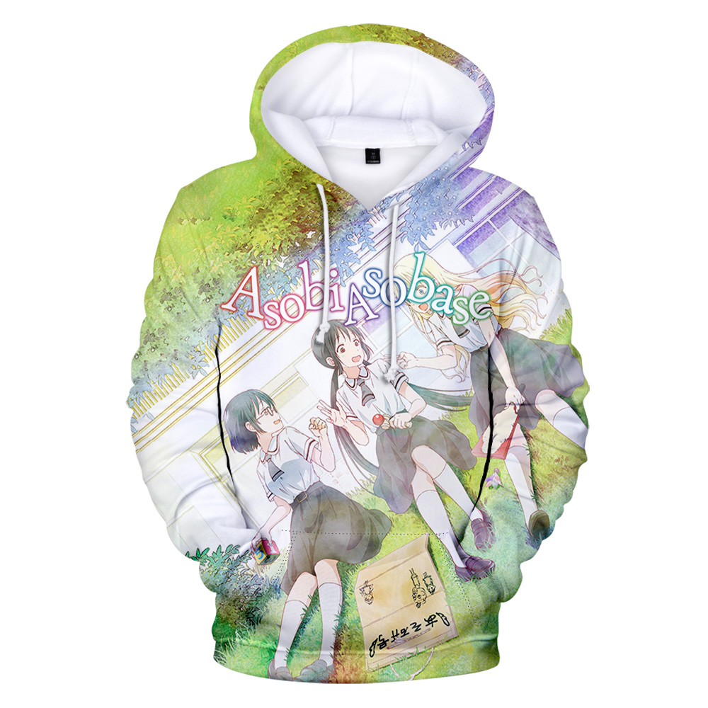 Asobi asbase Merch felpa con c - Anime Merch Hoodie recensione e prezzo