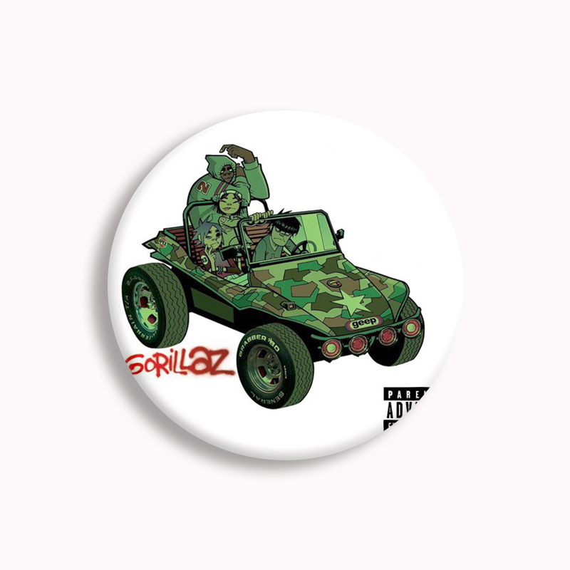 Gorillaz Rock Band Anime Spill - Pin Button Badge recensione e prezzo